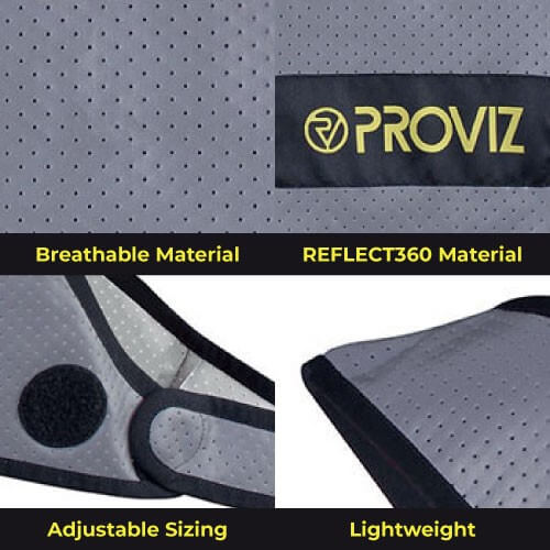 Proviz Reflect360 Reflective Running or Cycling Vest. Adjustable and fully reflective