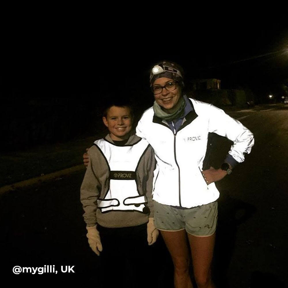 Proviz Reflect360 Reflective Running or Cycling Vest. Adjustable and fully reflective