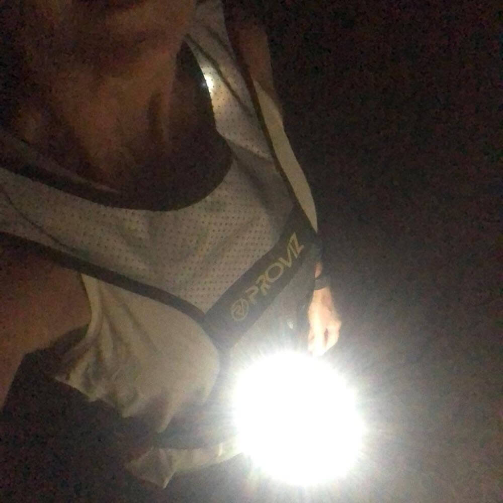 Proviz Reflect360 Reflective Running or Cycling Vest. Adjustable and fully reflective