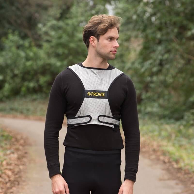 Proviz Reflect360 Reflective Running or Cycling Vest. Adjustable and fully reflective