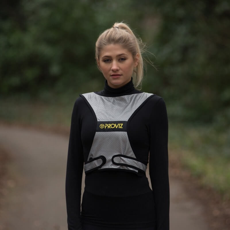 Proviz Reflect360 Reflective Running or Cycling Vest. Adjustable and fully reflective