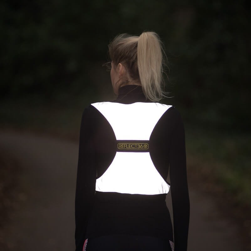 Proviz Reflect360 Reflective Running or Cycling Vest. Adjustable and fully reflective