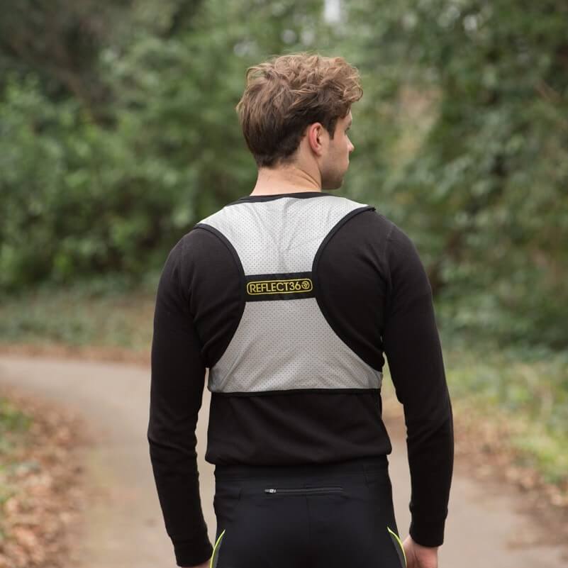Proviz Reflect360 Reflective Running or Cycling Vest. Adjustable and fully reflective