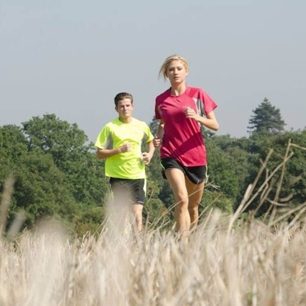 Mens Proviz classic hi visibility active running short sleeve moisture wicking breathable top