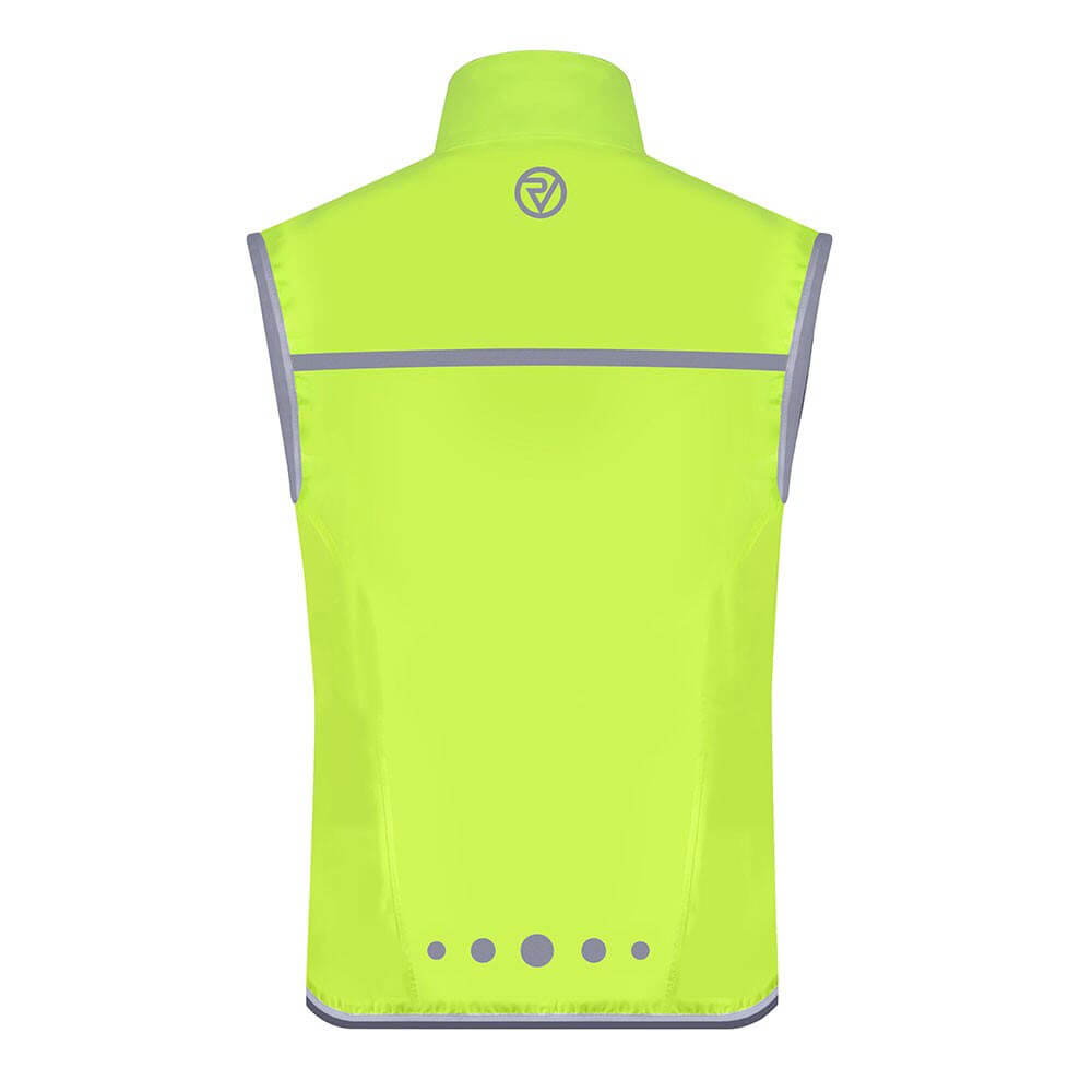 Proviz mens classic waterproof running gilet breathable seam sealed with reflective details