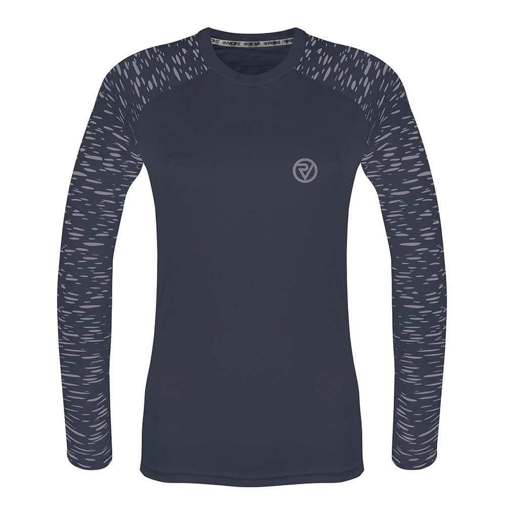 Proviz womens long sleeve reflective REFLECT360 running top with reflective details moisture wicking and breathable