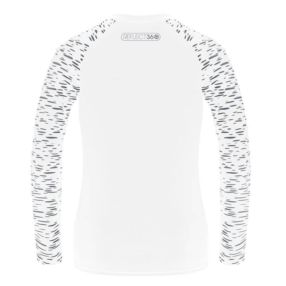 Proviz womens long sleeve reflective REFLECT360 running top with reflective details moisture wicking and breathable
