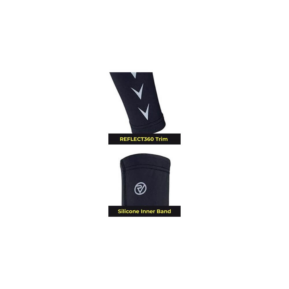 Proviz REFLECT360 Running or Cycling Arm Sleeves Arm Warmers with Reflective Details
