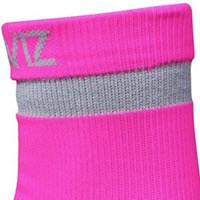 Proviz Airfoot running or cycling socks with reflective band breathable and moisture wicking