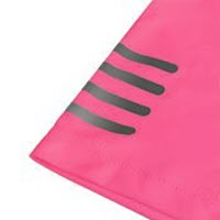 Proviz born to shine womens pink and reflective short sleeve running top  with reflective details