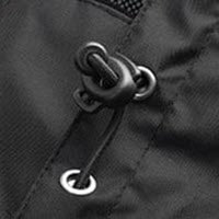 Proviz classic waterproof jacket black with reflective details tension toggles