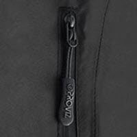 Proviz classic waterproof jacket black with reflective details zip pulls