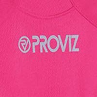 Proviz Classic womens active running short sleeve top reflective logo