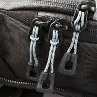 Proviz REFLECT360 reflective running backpack waterproof zippers and zip pulls
