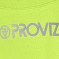 Proviz mens classic hi vis running short sleeve top reflective logos