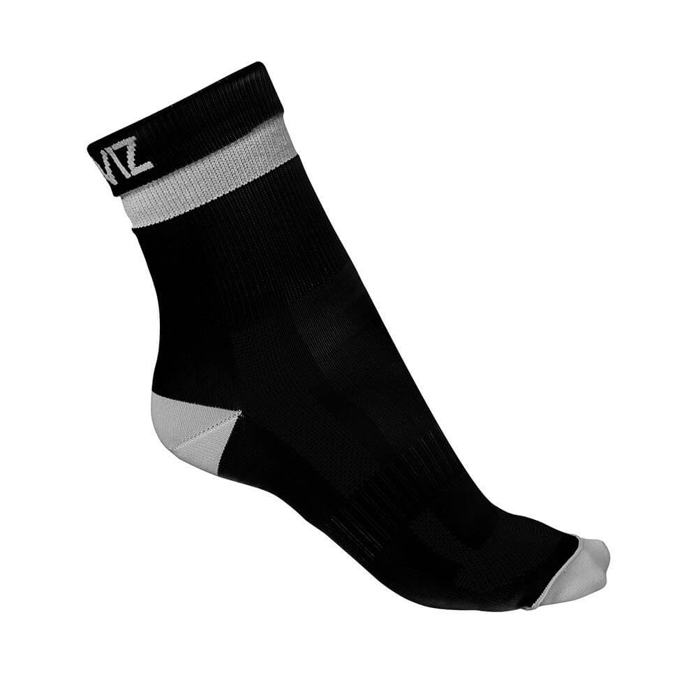 Proviz Classic Airfoot Running Socks short length reflective banding - black
