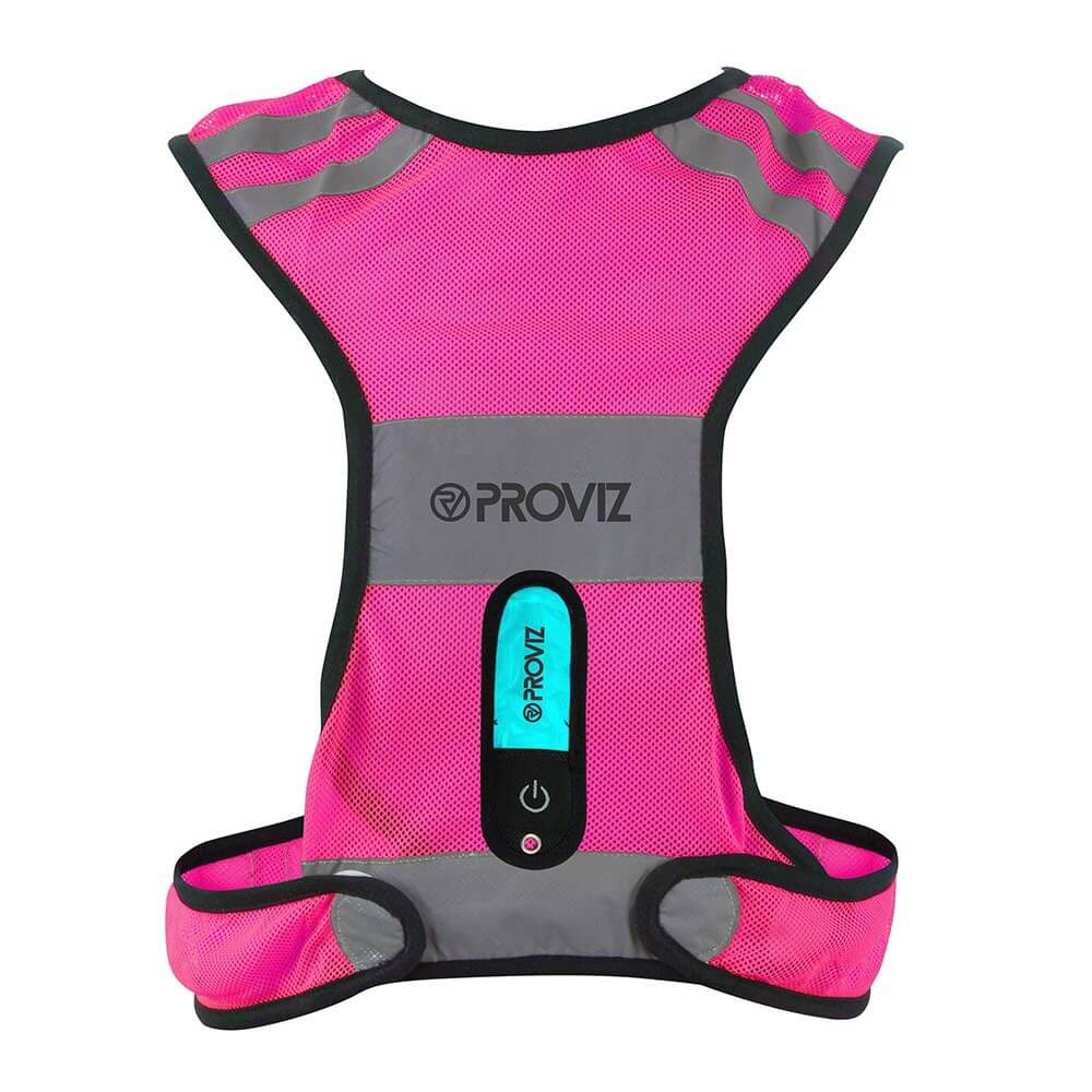 Proviz Classic Hi Viz running or cycling vest fluro and reflective fully adjustable vest