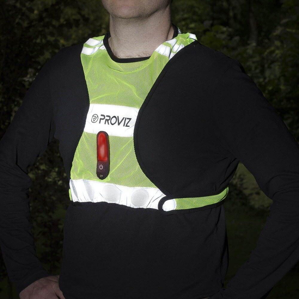 Proviz Classic Hi Viz running or cycling vest fluro and reflective fully adjustable vest
