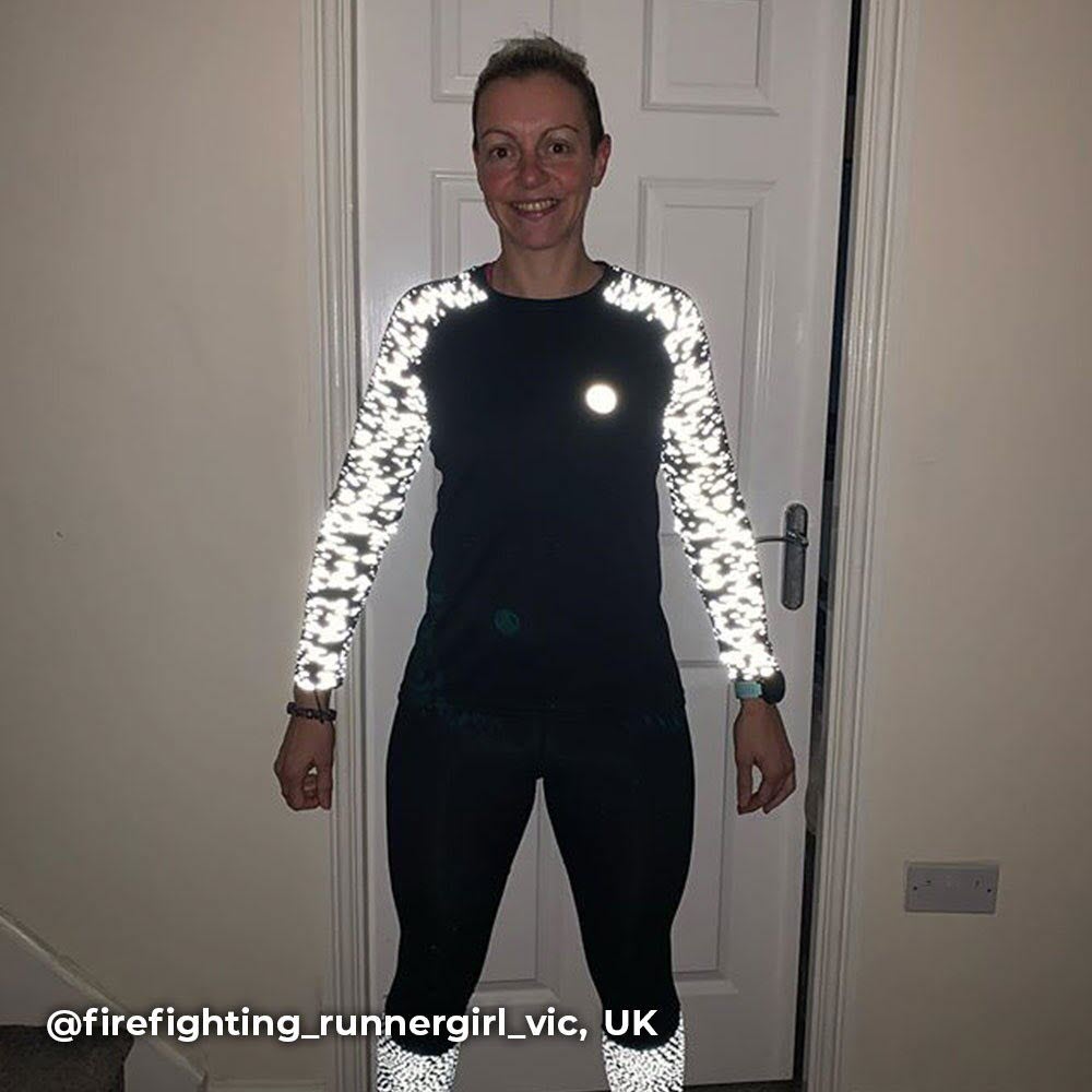 Proviz REFLECT360 Womens Full length reflective running leggings with phone pocket andzip pocket