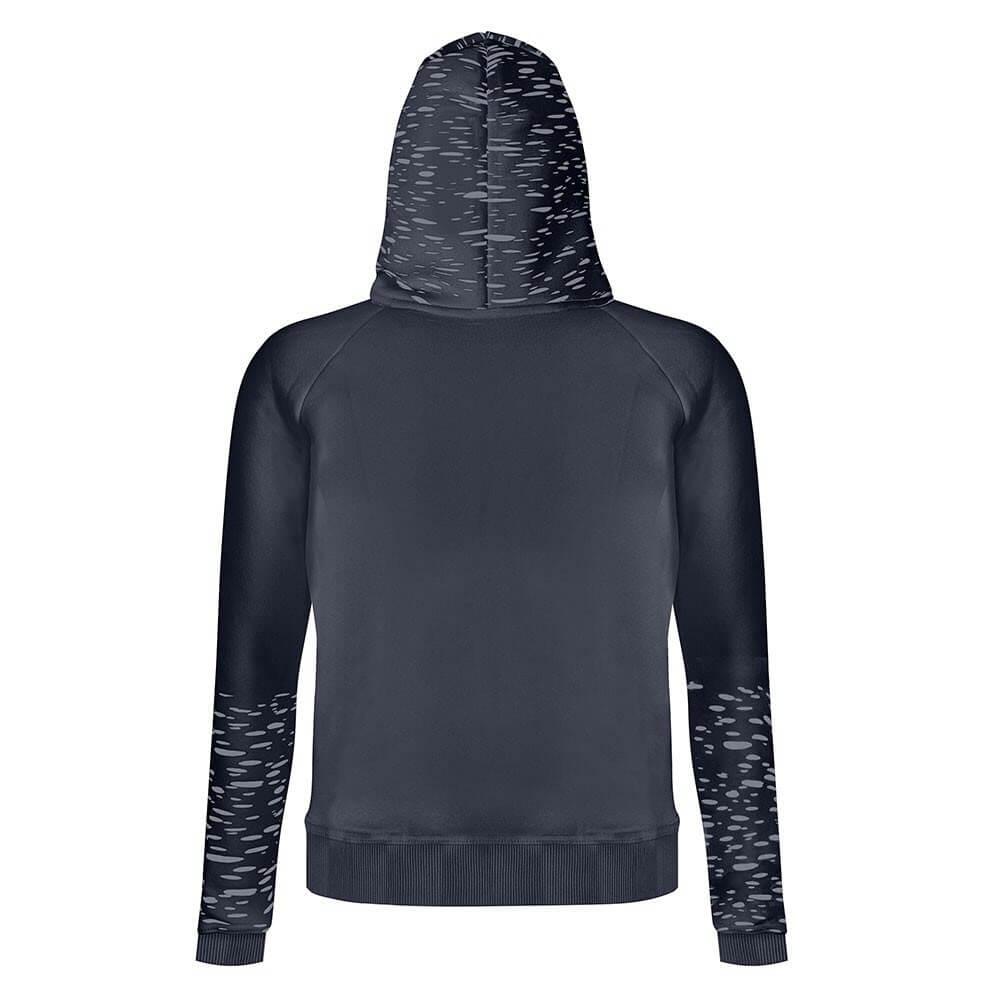 Proviz REFLECT360 womens hoodie with reflective pattern on hood and sleeves. Super soft with large central pocket