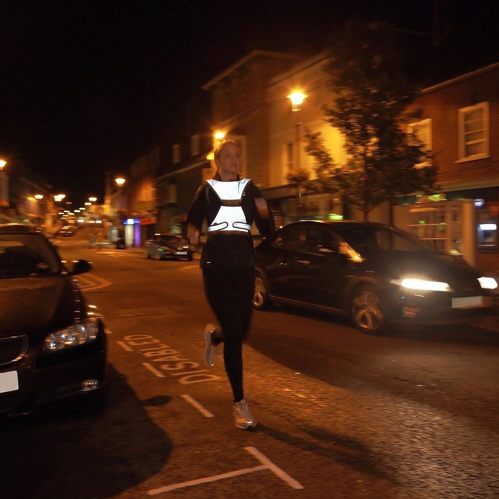 Proviz Reflect360 Reflective Running or Cycling Vest. Adjustable and fully reflective