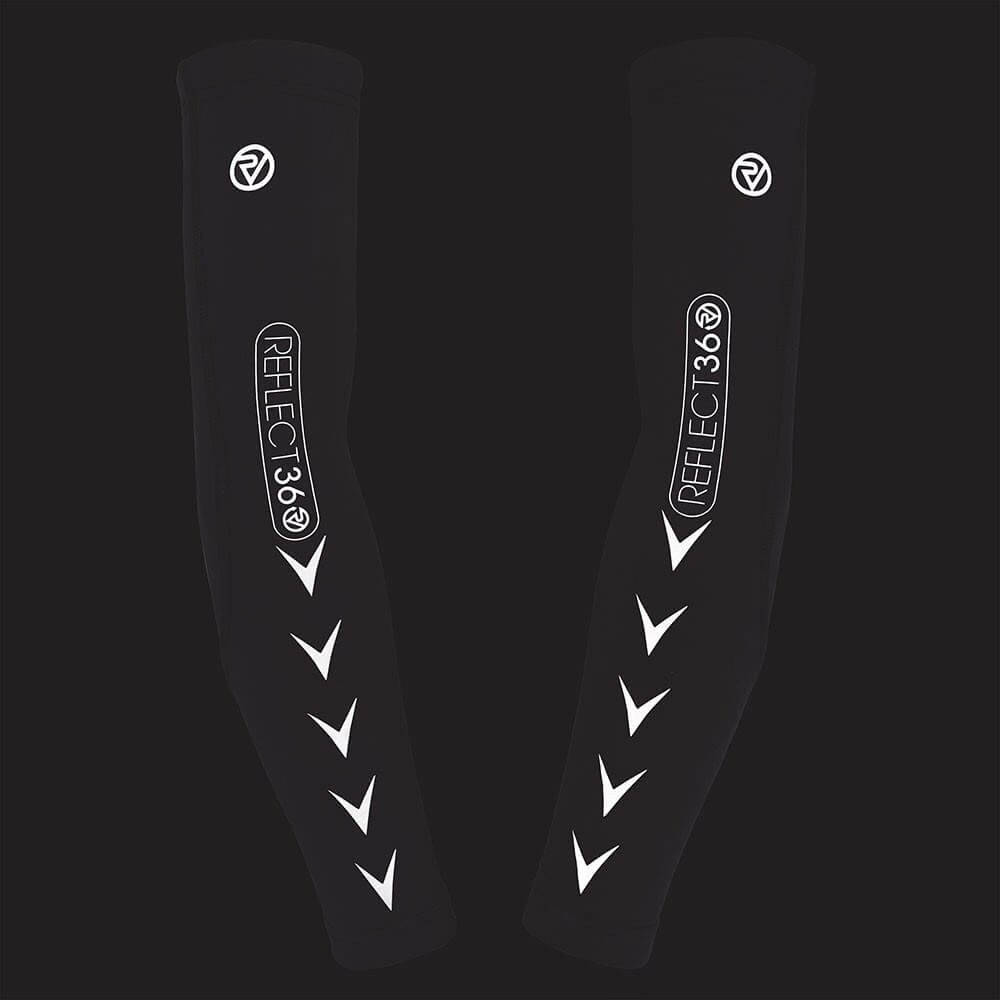 Proviz REFLECT360 Running or Cycling Arm Sleeves Arm Warmers with Reflective Details